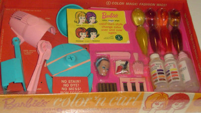 4038 Barbies Color n Curl  set from 1965